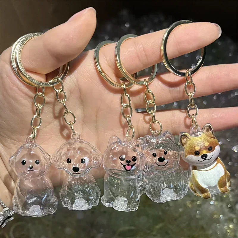 Clear Puppy Hair Memorial Keepsake Capsule Pet's Dog Fur Container DIY Pendant Keychain Decor Pet Lovers Home Display Gifts