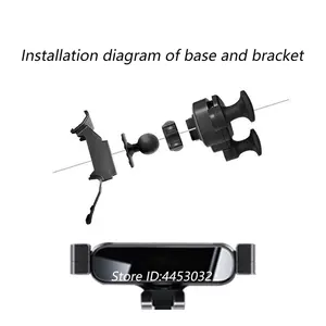 Honda Civic 10th Gens Auto Telefonunterstützung, Schwerkraftunterstützung, GPS-Unterstützung, resistente Basis, Zubehör, 2016-2021 10 Hauptverkaufszellen Civil Support G10 - №3