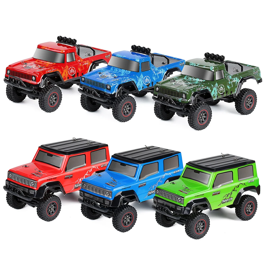 AUSTARHOBBY 1/18 Scale 2.4Ghz 3CH RTR RC Rock Crawler Car 4WD Off-Road Climbing Truck Remote Control Model All Terrain Vehicle