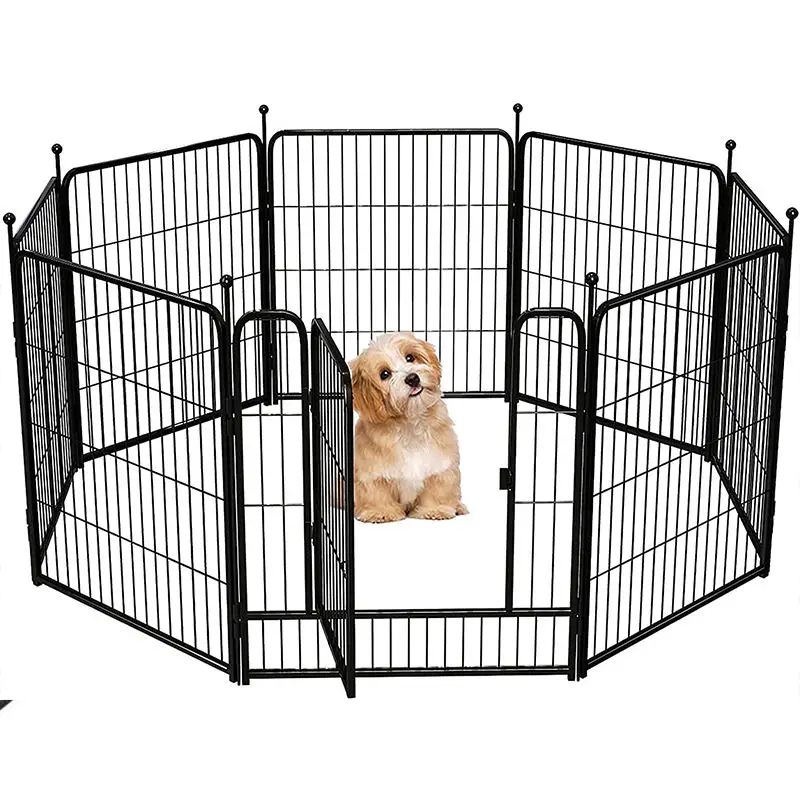 

Large Folding Portable Metal Camping Dog Pet Pens Playpen & Run Puppy Fence Kennel Outdoor