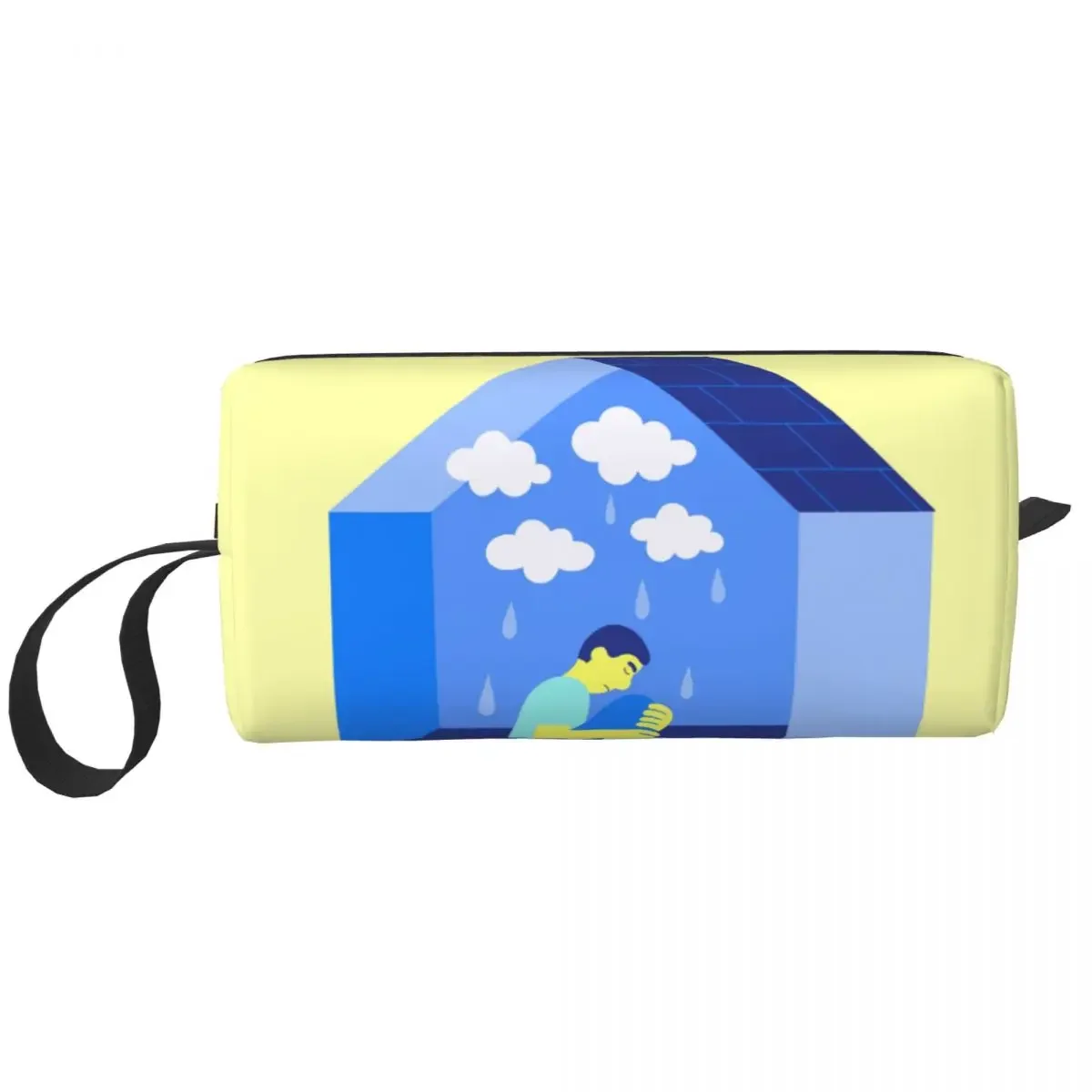 Travel Depression Toiletry Bag Street Mmural Art Eldridge Makeup Cosmetic Organizer Women Beauty Storage Bags Dopp Kit Case Box