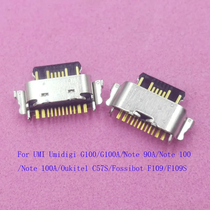 10-50Pcs Dock Charging Charger Connector USB Plug For UMI Umidigi G100 G100A Note 90A 100 100A Oukitel C57S Fossibot F109 F109S