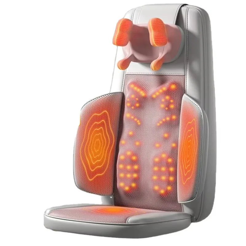 2026 Back and Neck Care Acupressure 3D Rolling Back Massager Vibrator Massage Chair Back Massage Pad