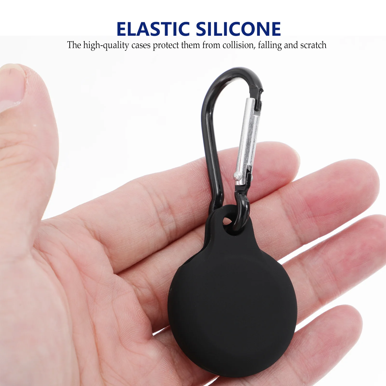 

2pcs Protective Case Anti-Lost Tracer Cover Compatible For Locator Device Creative Shell Durable Accessory For Bag Key