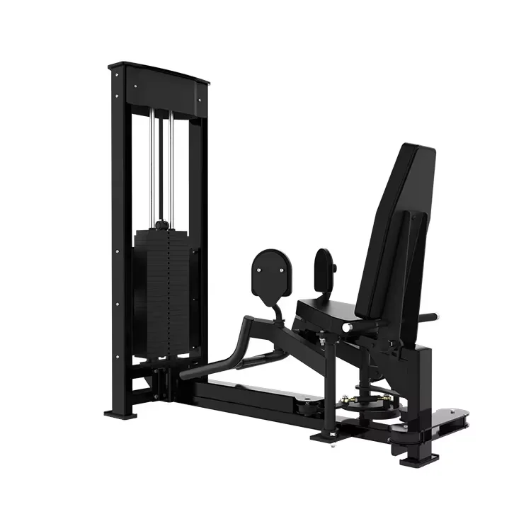 Máquina comercial de entrenamiento de gimnasio de alta calidad, Adductor de acero de gloria larga, Pin de abducción cargado, entrenador de muslo exterior interior ajustable