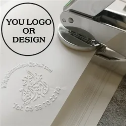 Timbro in rilievo personalizzato a caldo con il tuo logo, sigillo con pinza sigillo in rilievo personalizzato per busta da sposa in pelle con testa di lettera