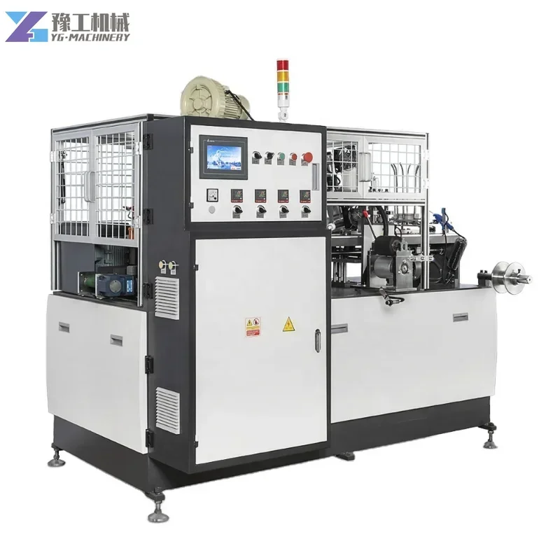 Top Quality Coffee Paper Cup Making Machine Customizable Logo Flexible Printing Processing Paper Cups Production Line Supplier