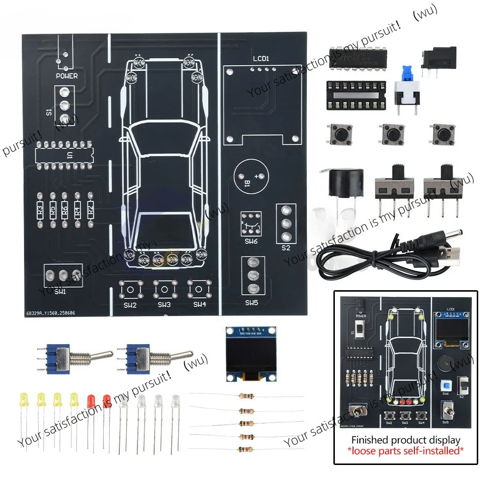 DIY Parts Car Driving Simulato - огляд і ціна Diy Electronics Projects For Students