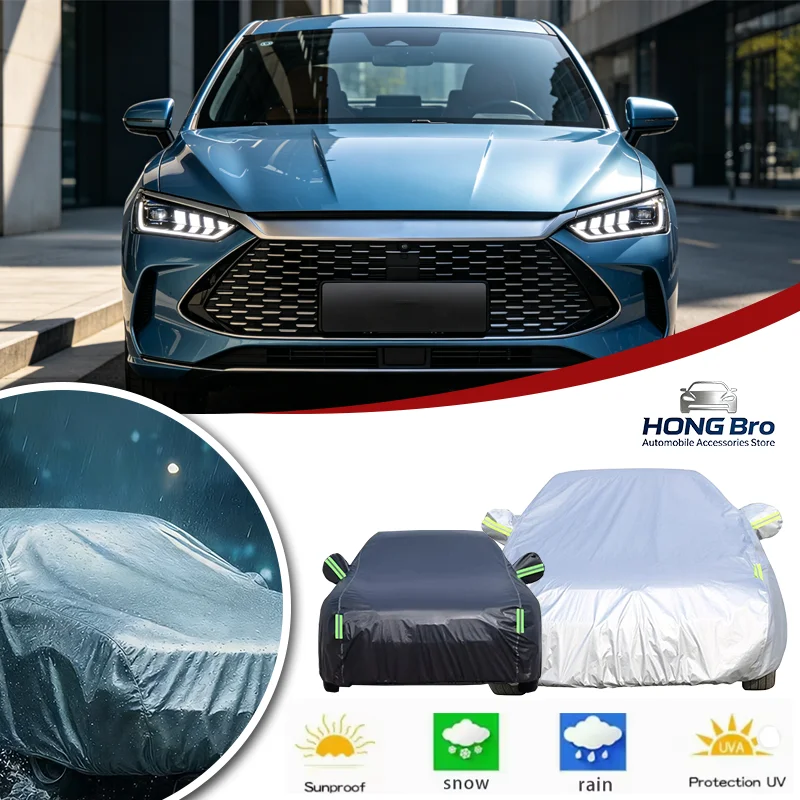 

For BYD Yuan Up Pro 2024-2026 Outdoor Full Car Covers Snow Cover, Sunshade, Waterproof, Dustproof, Exterior Auto Accessories