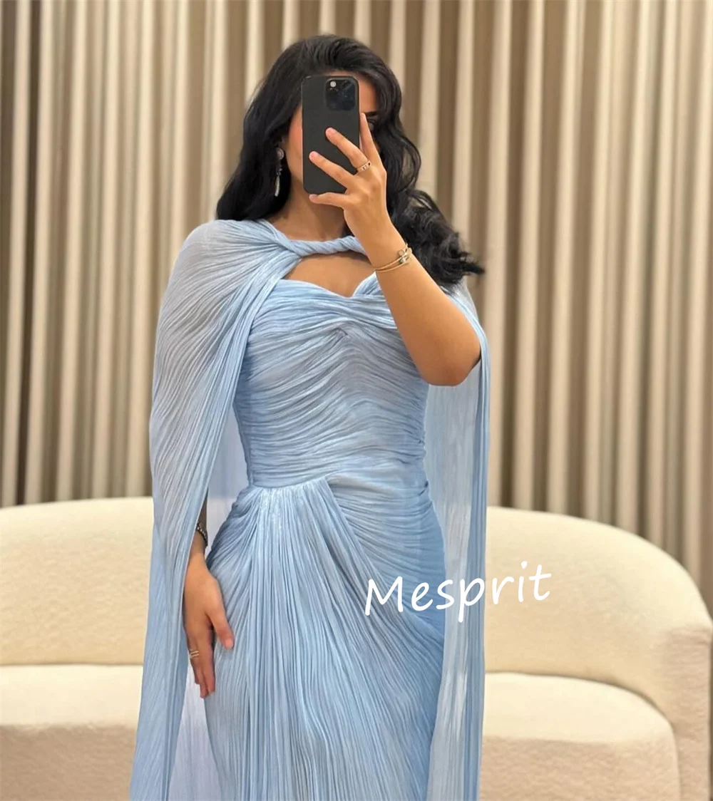 Customized High Quality Chiffon Pleat Straight Sweetheart Long Dresses Bespoke Occasion Formal Classic Exquisite