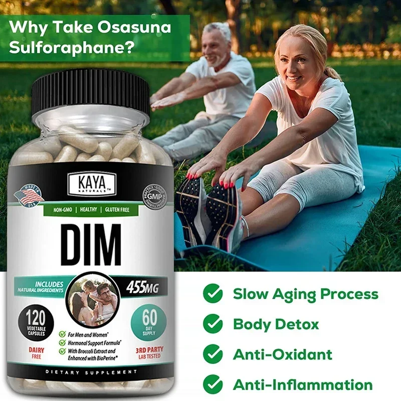 DIM Capsules - DIM Supplement for Men and Women | Herbal Supplement for Hormone Balance, Menopause and Prostate