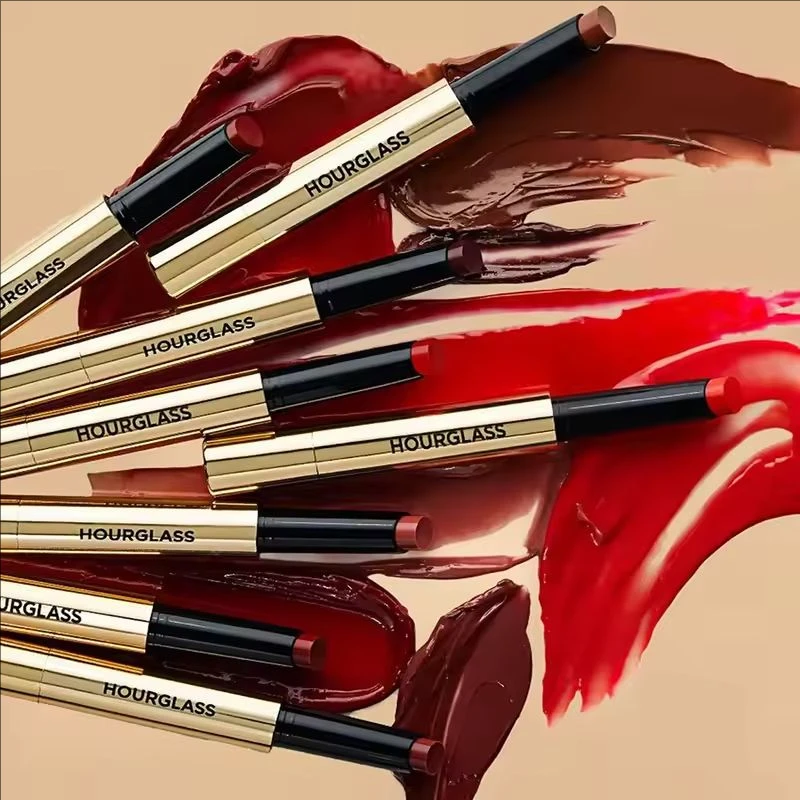 Hourglass Makeup Lipstick Phantom Volumising Glossy Balm Lip Gloss Mirror Blush Długotrwały Nawilżający Balsam do Ust z Efektem Lustra Rise Trace Cosmetics