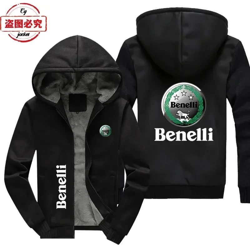 

Куртка с принтом логотипа мотоциклетного бренда Benelli европейского размера, гоночный костюм, мужская повседневная верхняя одежда с флисовой толстовкой, велосипедный костюм команды Benelli