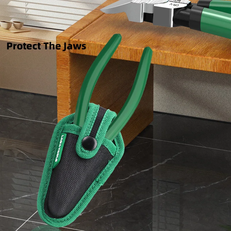 LAOA Mini Waist Bag Plastic Pliers Protective Sheath Nippers Electrical Wire Cable Cutters Diagonal Pliers Protective Cover