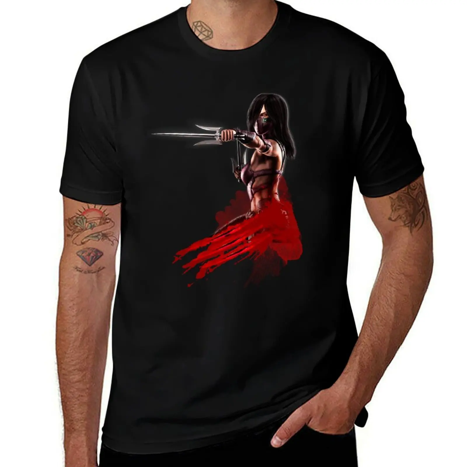 

Mileena T-Shirt man t shirts for men casual funny t shirts cotton T-Shirt