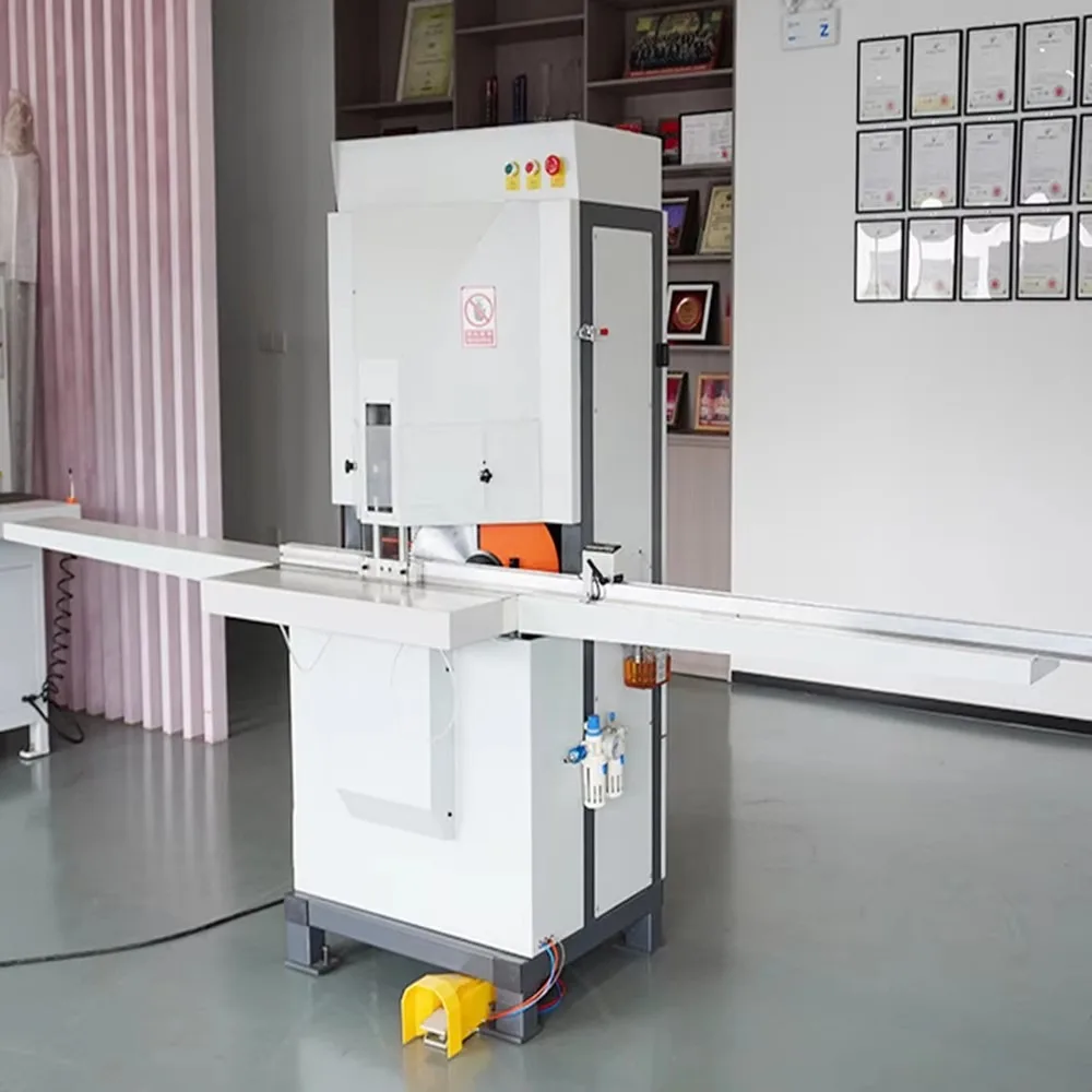 Double Saw Pneumatic Cutting Machine Mitre Guillotine Miter Saw Photo Frame Corner Cutting Machine For Woodworking