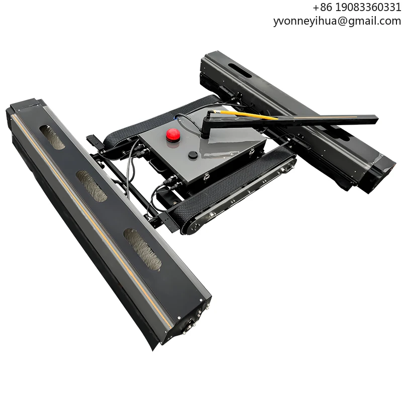 SUNNOVA L1 Robot de limpieza de paneles solares con Control remoto de aleación de aluminio de alta potencia sistema automatizado para limpieza de paneles fotovoltaicos