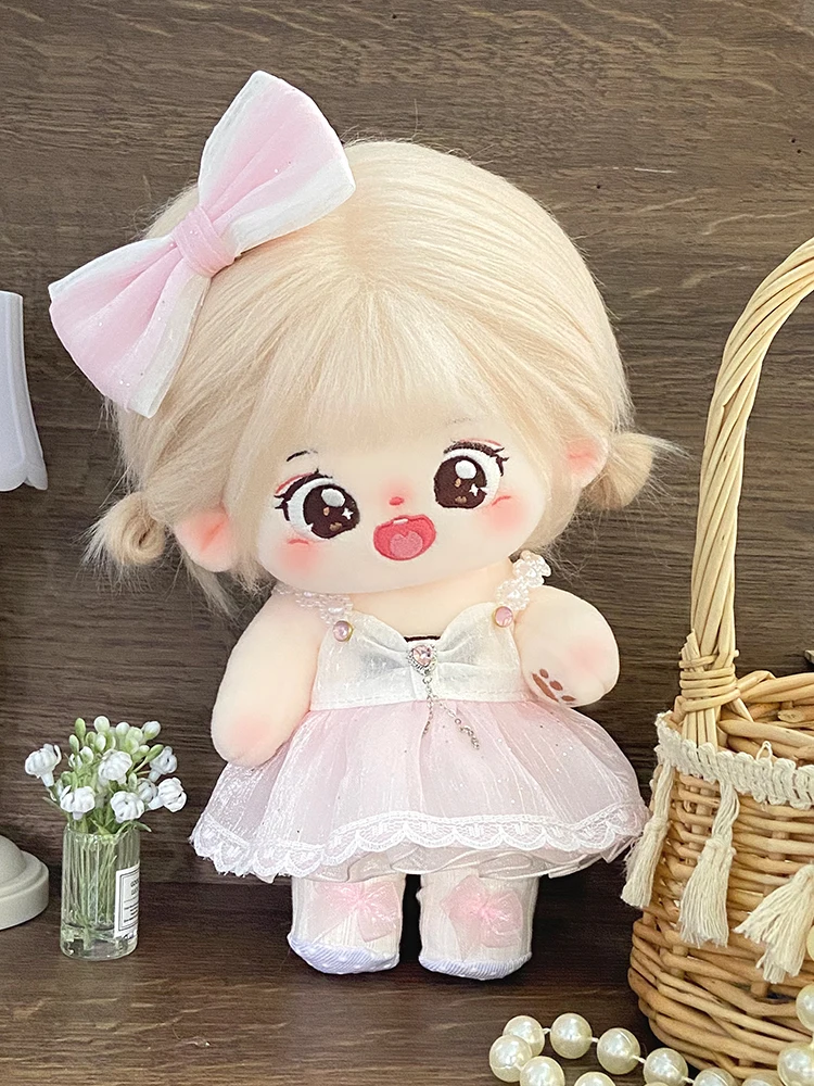 【Fairy Ballet Doll】7.87inch Cotton doll clothes 20cm female doll dress princess dress