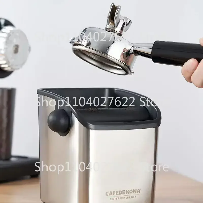 

Кофейное ведро для удаления остатков, контейнер для остатков порошка из нержавеющей стали, зеркальная кофейная машина, контейнер для остатков большой емкости