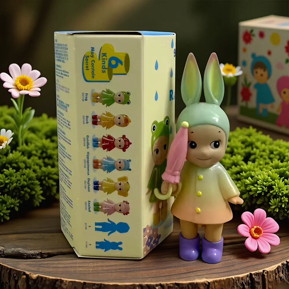 جديد جودة عالية سوني الملاك شخصية صغيرة أحب يوم المطر سلسلة صندوق أعمى لطيف أنيمي صغير ديكور الأطفال مفاجأة هدية
