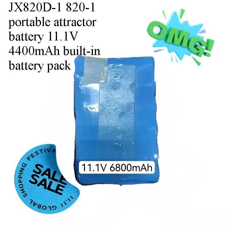 for Smann Peak JX820D-1 820-1 Portable Suction Battery 11.1V 4400mAh Built-in Battery Pack