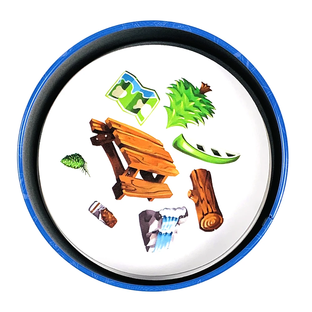 لعبة بطاقة صندوق معدني، لعبة ألغاز متعددة الحفلات، لعبة بطاقات متعددة اللاعبين للعائلة، لعبة تخييم، هدايا الهالوين وعيد الميلاد