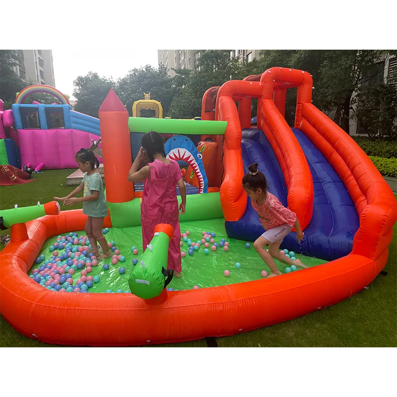 

Inflatable Castle Inflatable Water Climbing Swimming Pool Water Slide Kids Bouncy Water Castle Outdoor Toddler Bounce House