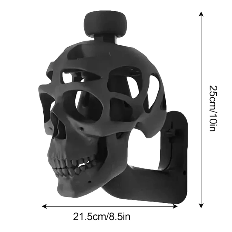 3D Skull Helmet Display Holder Motorcycle Helmet Skull Rack Creative Helmet Holder Gift For A Cyclist, Motorcyclist