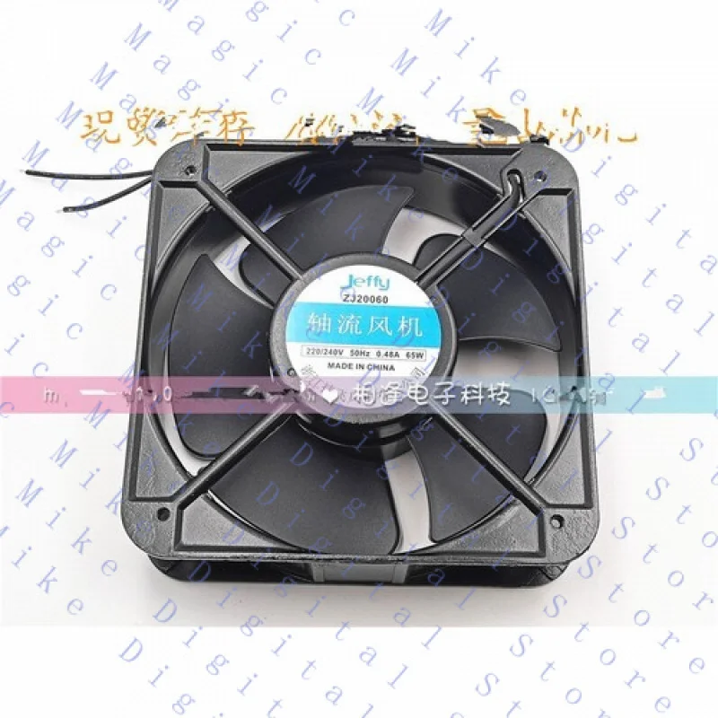 H  1 PCS FOR Jeffy Fan ZJ20060 AC 220/240V 20060 20CM 2 wire axial fan Aluminum frame