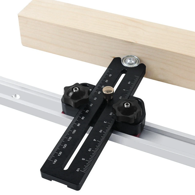AB47-Safety Table Saw Jig Thin Rip Jig For Making Repetitive Narrow Thin Strip Cuts Metal Fast Thin Ripping Guide