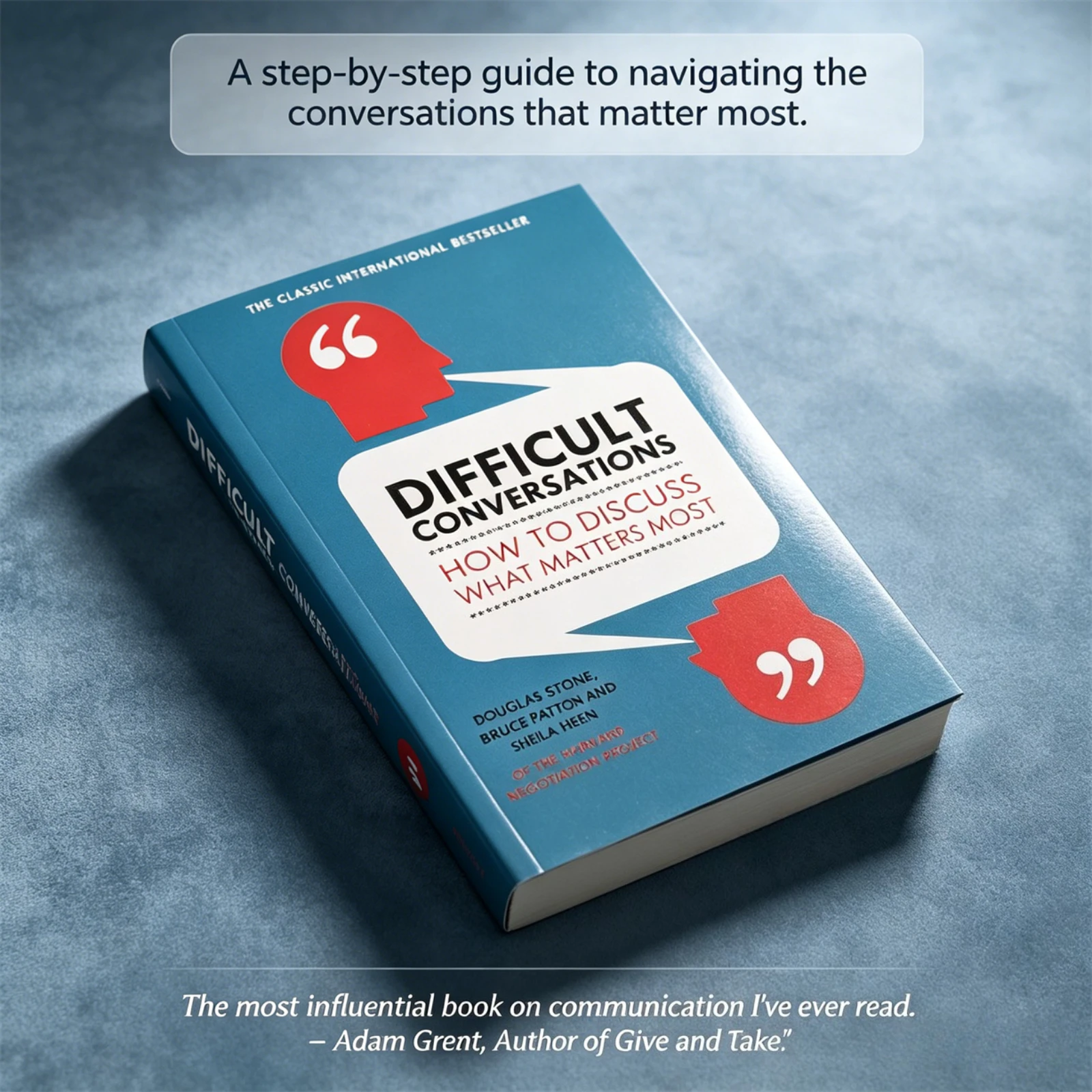 

Difficult Conversations By Douglas Stone Et Al Harvard Negotiation Communication Skills Self Help Book