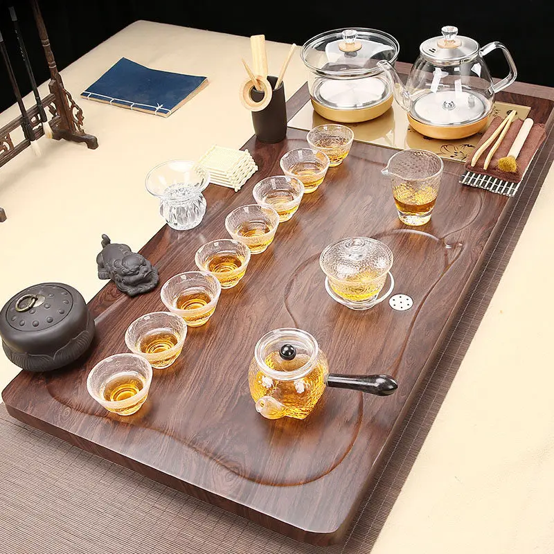 

Small Rectangle Tea Tray Vintage Hospitality Living Room Ceremony Tea Tray Chinese Decorative Bandeja Madera Home Decorationgs