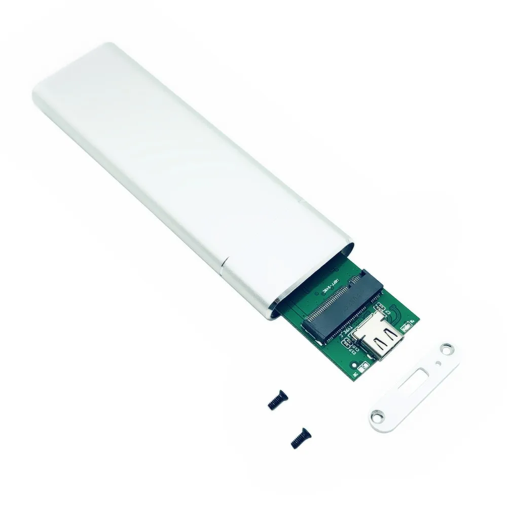 USB 3.1 إلى M.2 NGFF SSD صندوق القرص الصلب محول بطاقة HDD الضميمة مع نوع-C كابل ل 2230/2242/2260/2280 m2 SATA SSD