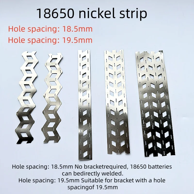 Bande de nickel de 5 mètres 2P 3P 4P, feuille de nickel de type W, ceinture de nickel décalée, machine de soudage par points pour la soudure de batteries au lithium 18650
