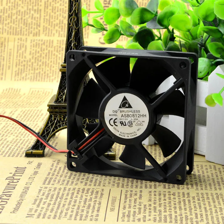 

ASB0812HH 8025 8CM 12V0.30A CASE COOLING FAN