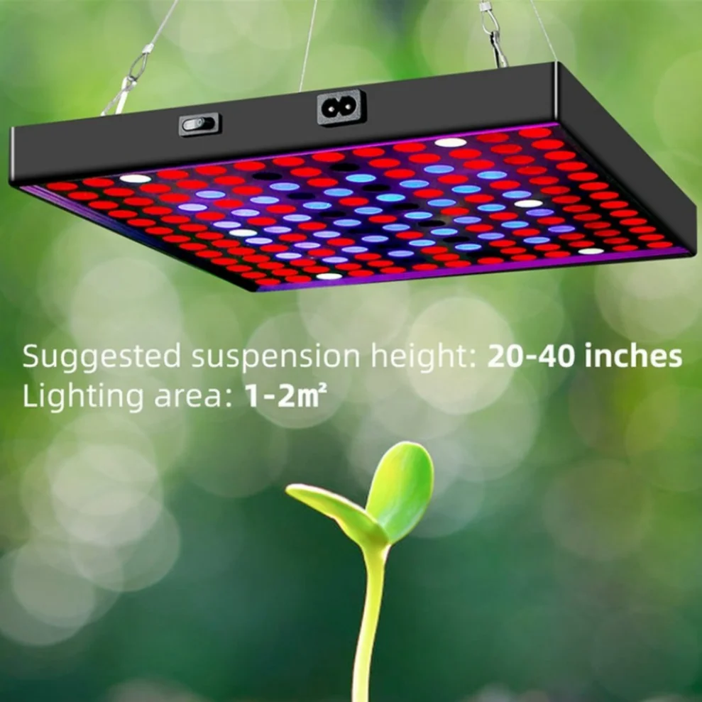 Luz LED de espectro completo para cultivo, lámpara Phyto 2835, Bombilla de 25W y 50W para plantas de interior, luces de plantación de plántulas de