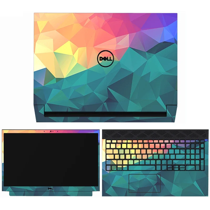 Laptop Skins for DELL G15 5520 5521 5525 5530 G16 7620 7630 Print Vinyl Stickers for DELL G15 5515 5511 5510 2021 Film