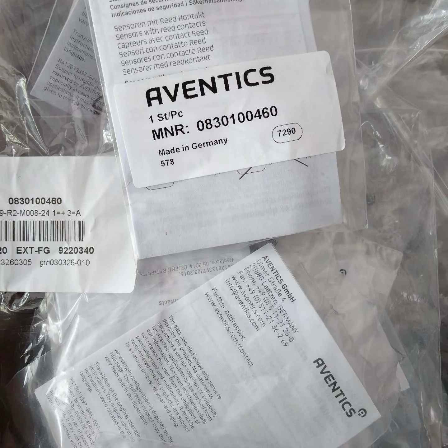 0830100460 [Brand New And Genuine] Anwochi AVENTICS Sensor
