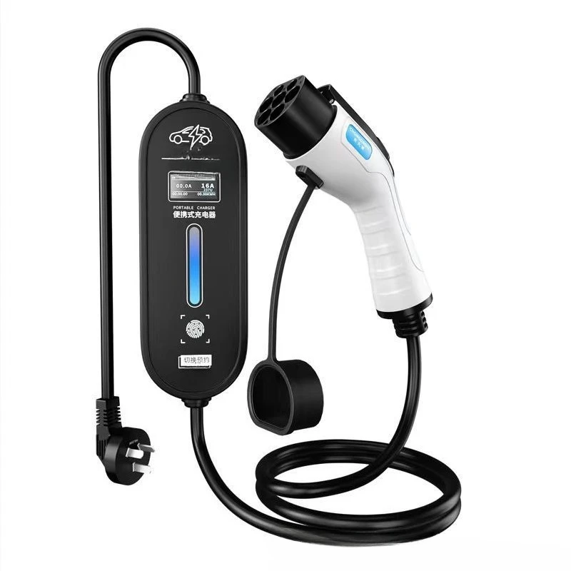 

New energy electric vehicle charger gun BYD BAIC household portable vehicle charging pile free of grounding
