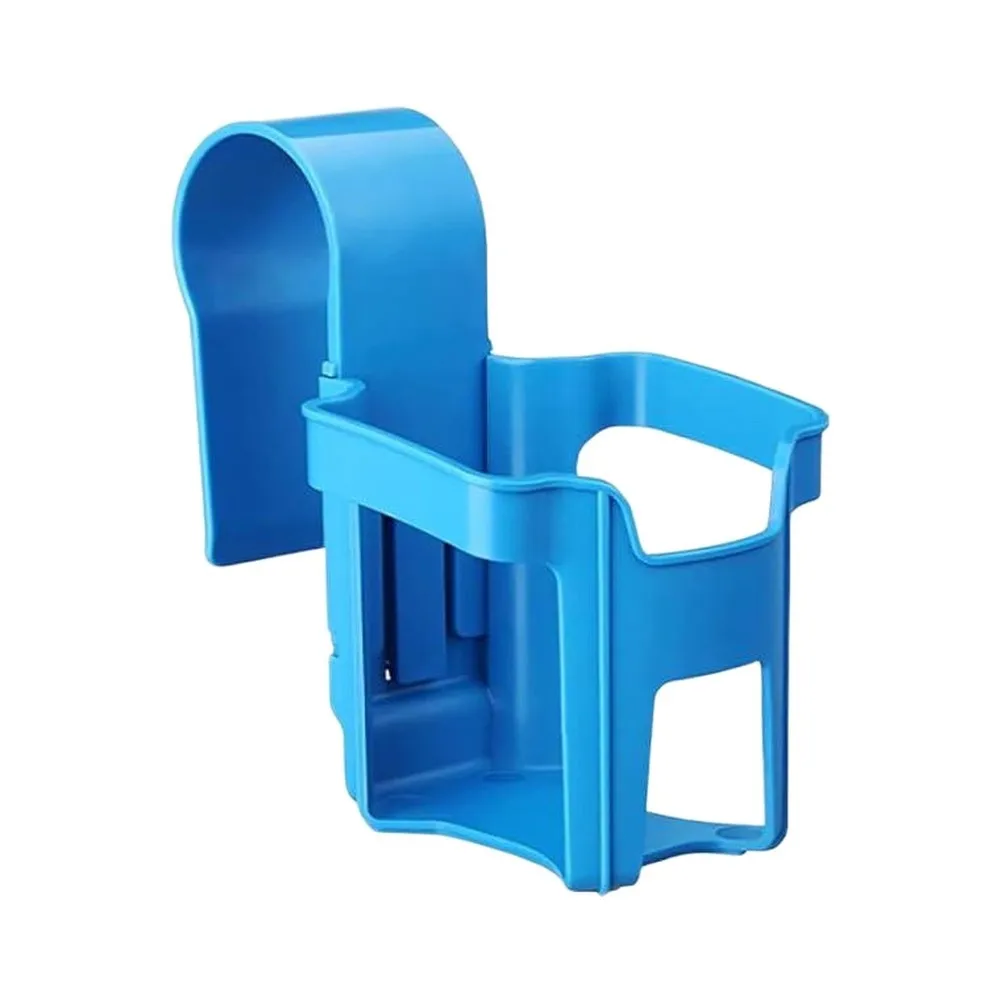 Pool Edge Cup Holder Beer Bottle Rack For Above Ground Pool Handrail ≤2 Inch ABS Drink Storage Accessory