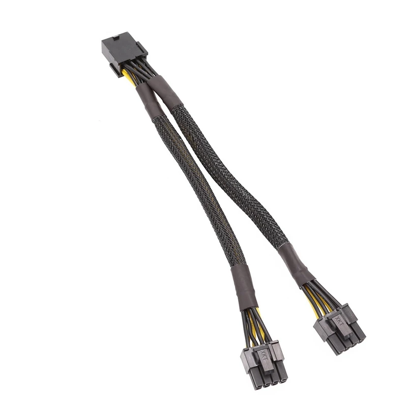 TTKK 8 Pin PCI-E PCI Express kartu Video grafis GPU VGA 8 Pin Female ke Dual GPU 8(6 + 2 ) Pin Male lengan 8Pin Splitter 20C