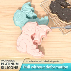 DIY Dinosaur Shape Silicone Mold Fondant Cake Baking Mold Chocolate Kitchen Baking Ice Tray Moulds Cartoon Animal Crafts Molds
