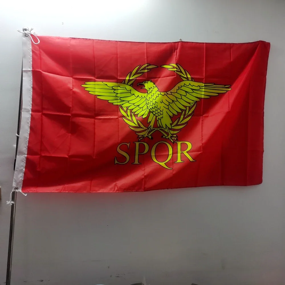 Roman Empire Flag Senate And People Of Rome Flag For Home Decor 90x150cm Polyester