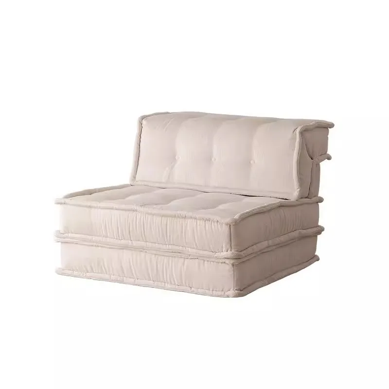 Nordic cream style mahjong sofa living room small apartment designer modular combination single lazy fabric sofa