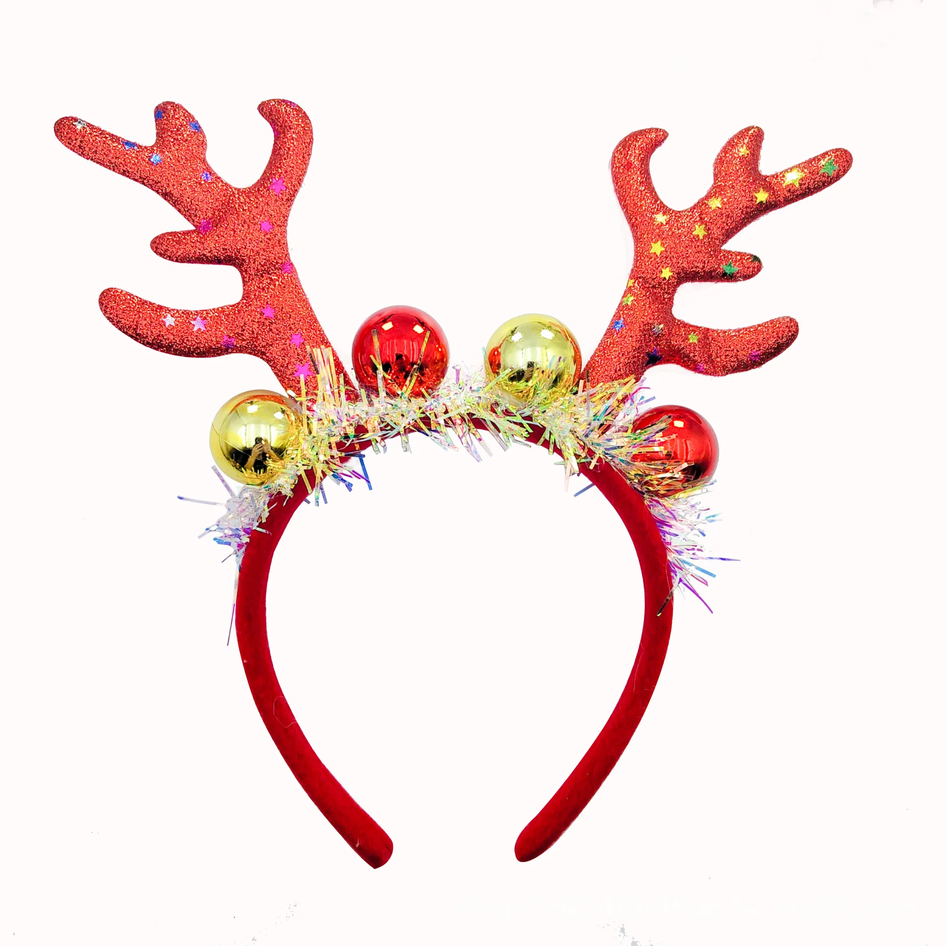 Children's Christmas Headband 2025 Christmas Headband Deer Antlers Hair Band Holiday Party Gift Christmas Hair Accessories