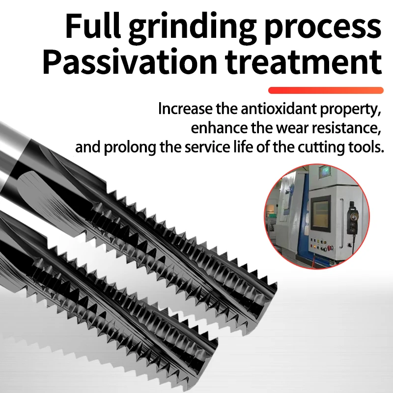 BOSS TAPS CNC 60° Tungsten Steel Pipe Full Thread Milling Cutter NPT  1/16 1/8 1/4 3/8 1/2 3/4 Mill Mills Cutters
