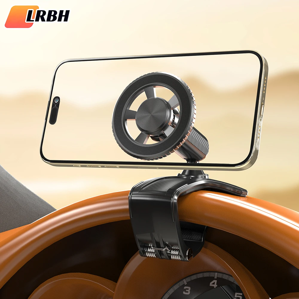 Magnetic 360 Degree Rotation Dashboard Car Phone Holder [Str