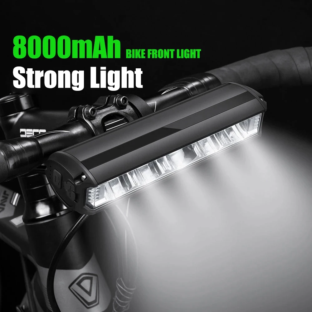 TOPRIDER 900 2600LM Bike Bicycle Light USB LED Rechargeable Set MTB Road Bike Front Back Headlight Lamp Flashlight Cycling Light