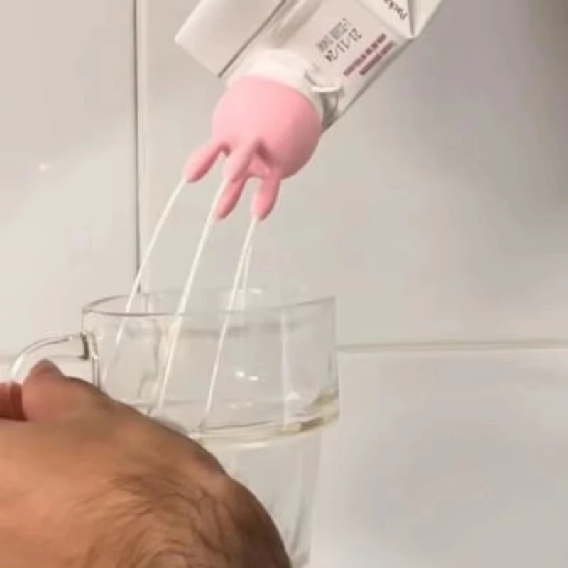 ABDJ-Funny صب غطاء زجاجة الحليب محاصر الحليب كلبشة البقرة Udder غطاء الحليب المرافق المطبخ عيد الميلاد محاصر الحليب كلبشة