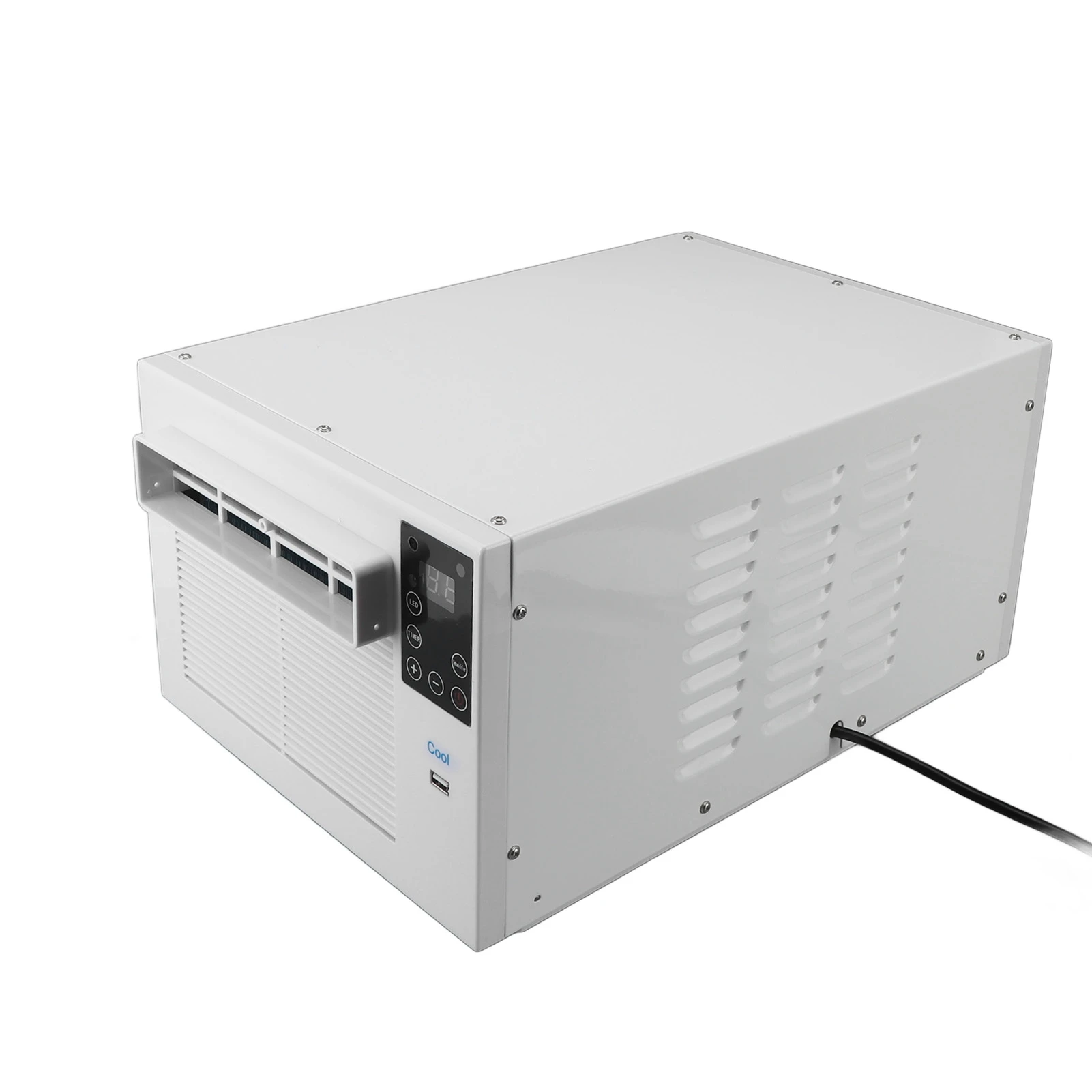 Universal Portable Window Air Conditioner 1900BTU 280W Mini Mobile AC with Remote Control for Home Dorm Office Camping Pet Space